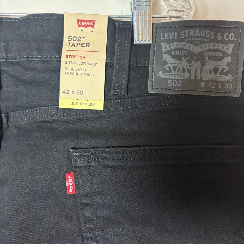 Levi's Big & Tall Black Slim Jeans (NEW w/ Tags) - Picture 8 of 10